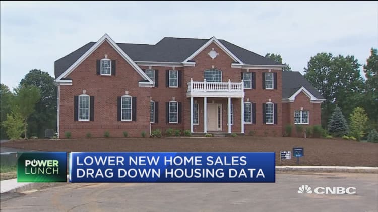 New home sales weigh on housing data