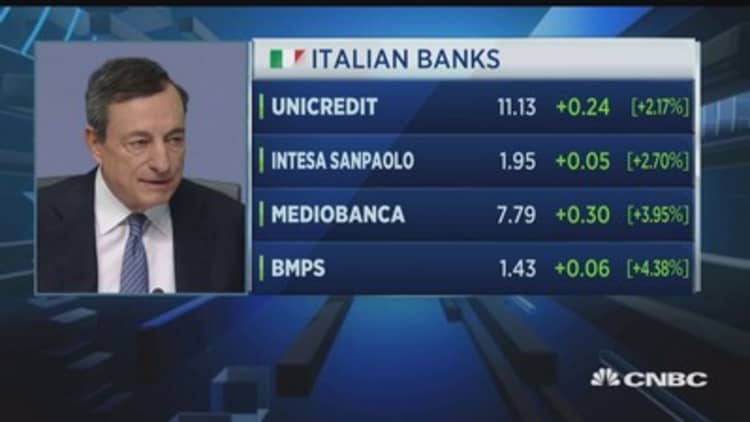 I’m confident that an agreement with Italy will be found: Draghi