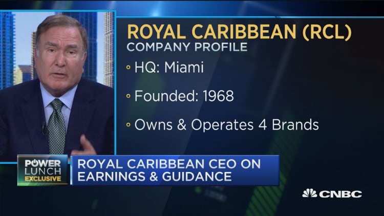 Royal Caribbean CEO says company has been overcoming rising fuel costs
