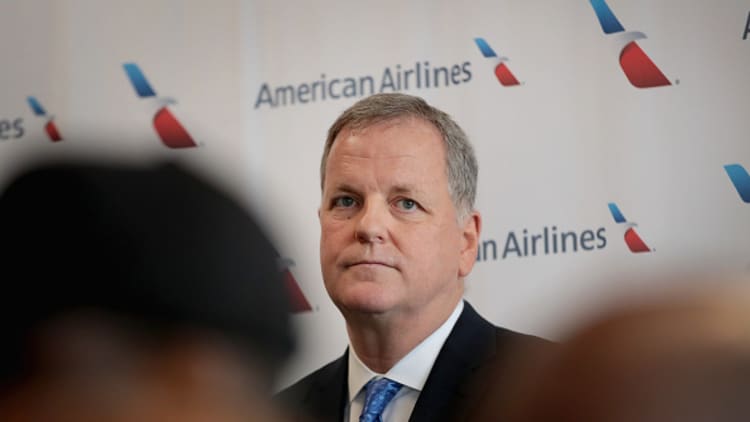 American Airlines CEO says cost of fuel has driven the company's earnings down