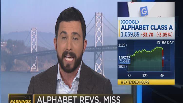 Alphabet beats earnings, misses revenues expectations