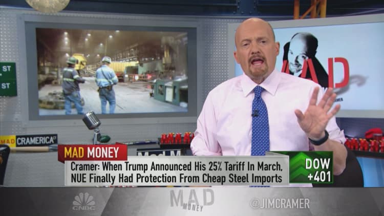 Cramer breaks down why Trump's tariffs aren't working for steelmakers like Nucor