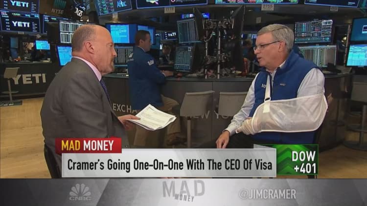Visa CEO: Cryptocurrencies are not a big threat