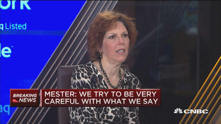 Mester: Tariff, trade policy causing some uncertainty