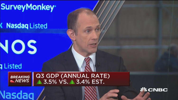 Good sign that GDP was not driven by government spending, says former Obama economic advisor