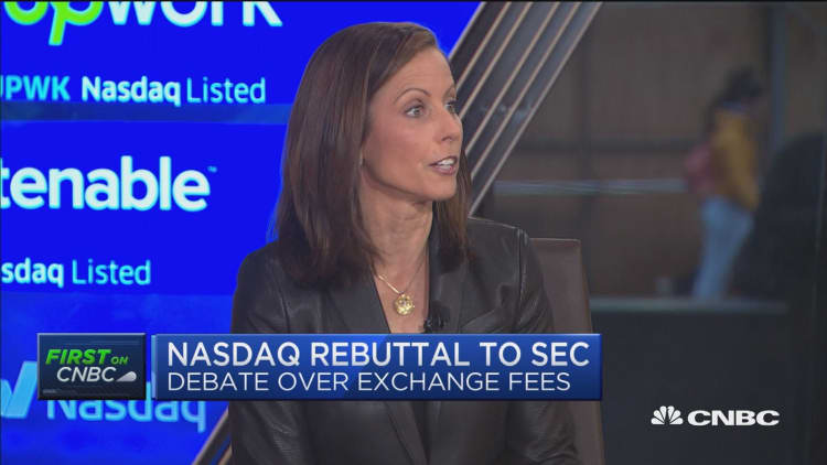 Everyone gets access to fast data, says Nasdaq CEO on exchange fees