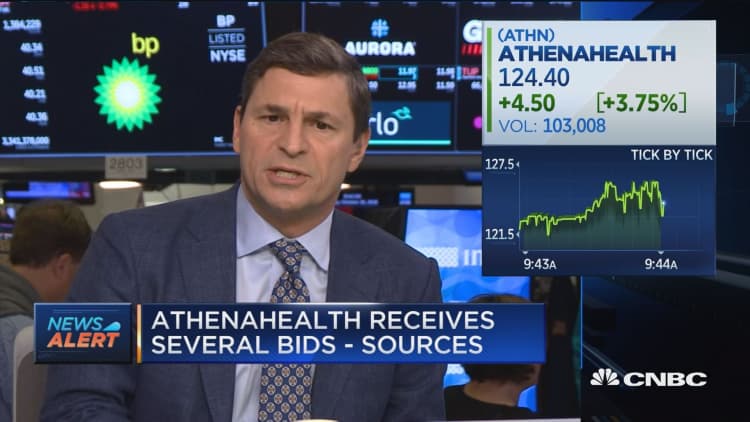 Athenahealth receives several bids: Sources