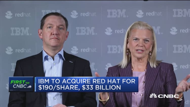 IBM-Red Hat deal is all about resetting the cloud landscape, says IBM CEO Rometty