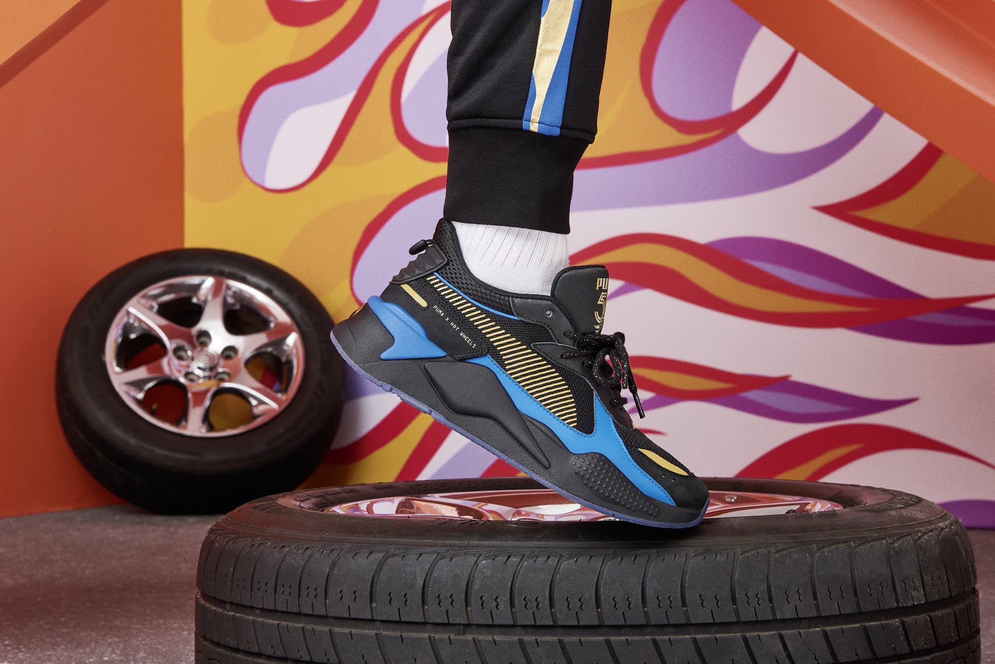 Hot Wheels debuts custom sneakers with Puma