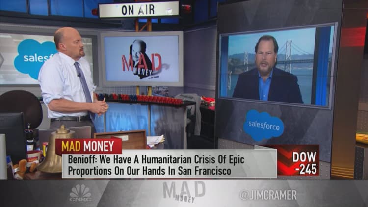 Salesforce CEO Marc Benioff on San Francisco homeless crisis, IBM-Red Hat deal