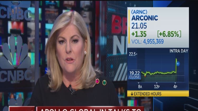 Apollo Global in talks to acquire Arconic: Reuters