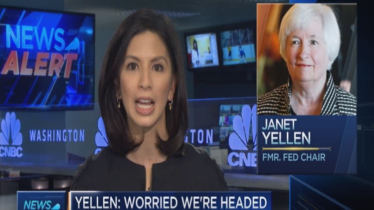 Yellen: Volatility reflects global outlook uncertainties