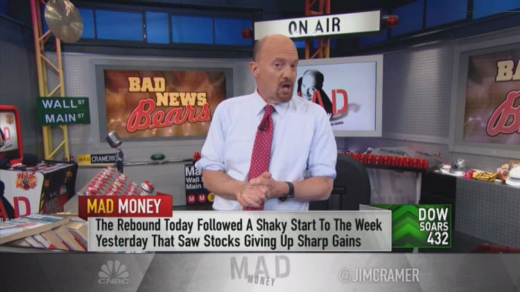 The best thing for this market would be more bad economic news: Cramer