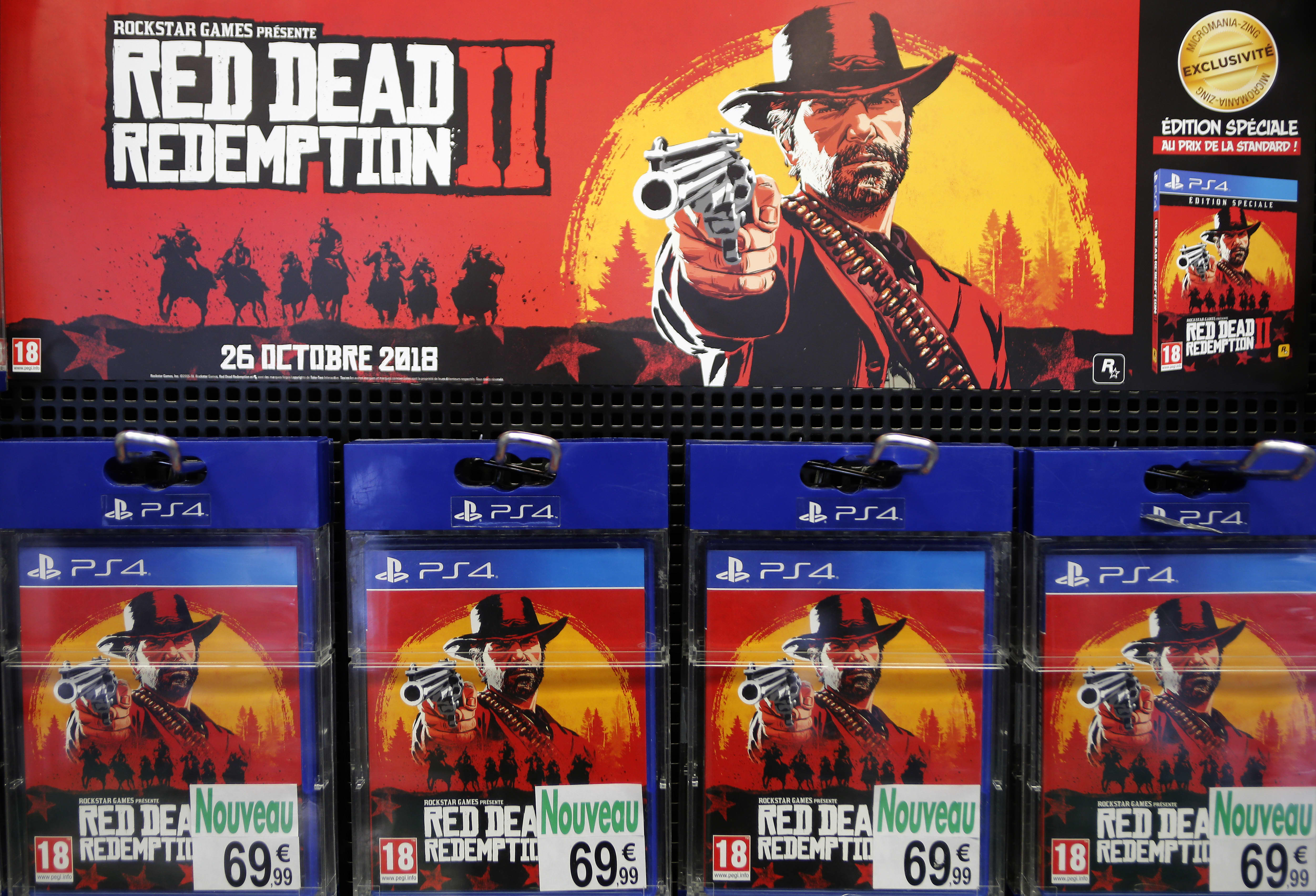 Rockstar's Red Dead Redemption 2 weekend records