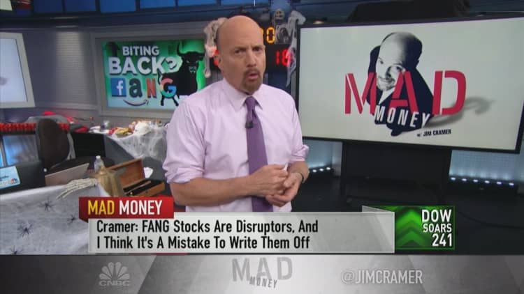 'It's a mistake' to write off FANG even as the stocks could still go lower, Cramer says