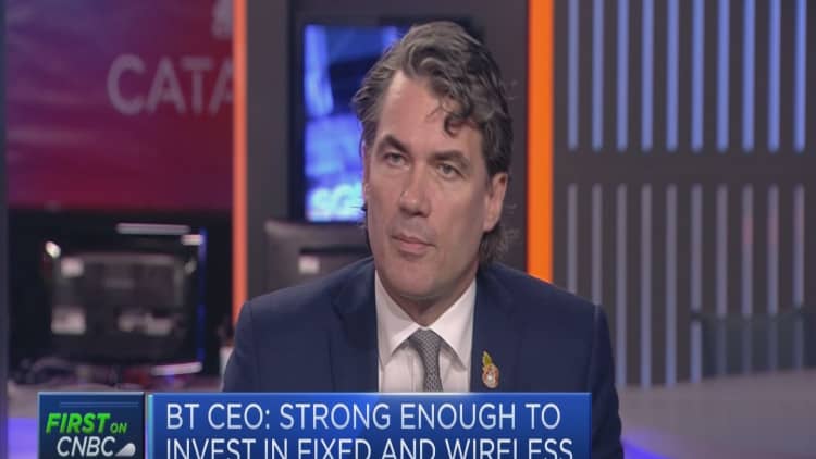 BT CEO: Will see new revenue streams from 5G in 2-3 years