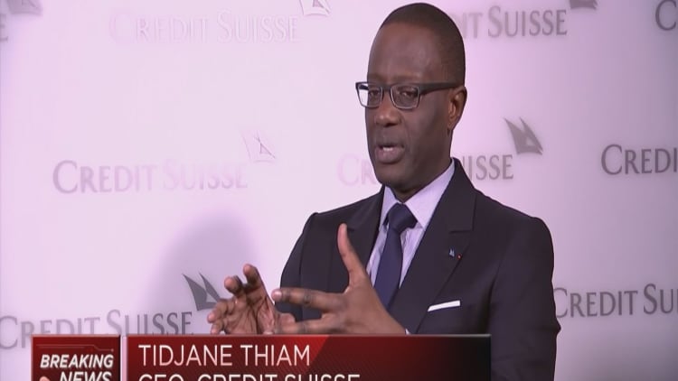 Credit Suisse CEO: We’re at an inflection point