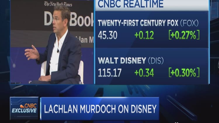 Twenty-First Century Fox's Lachlan Murdoch on Disney and Comcast