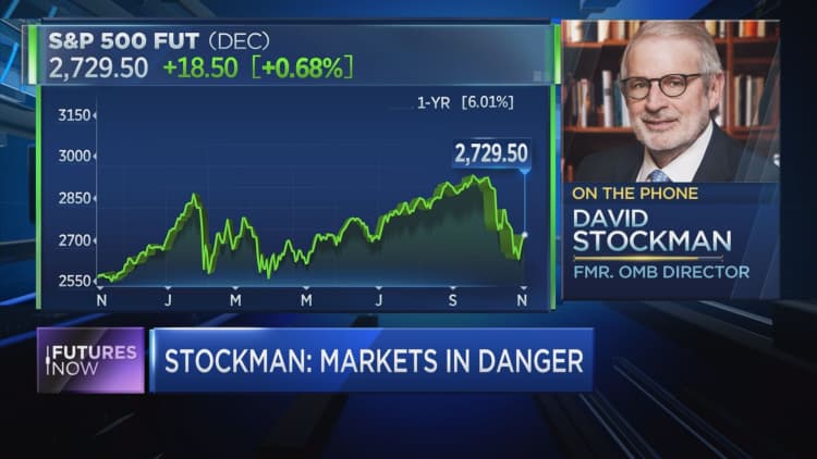David Stockman: A 40% drop will take out bull market