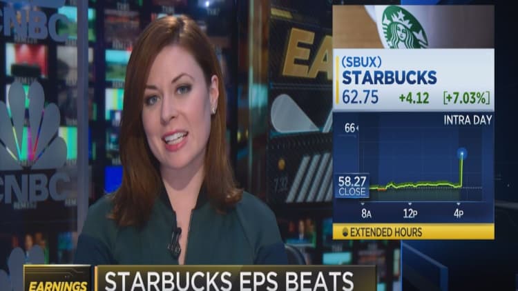 Starbucks beats earnings, revenue expectations