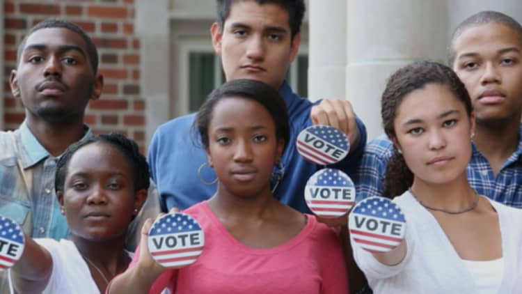 New poll forecasts a record turnout among younger voters