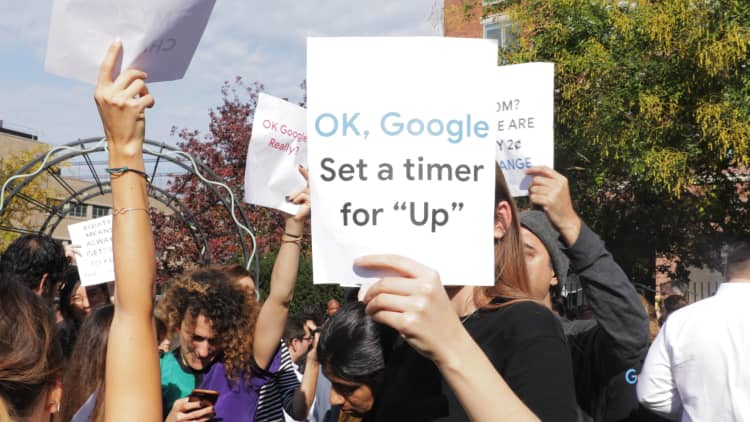 Google employees stage global strike, demand accountability
