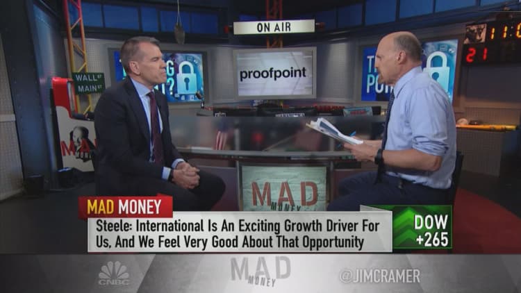 Shifting 'threat landscape' and the cloud are 'great secular growth drivers' for Proofpoint, CEO says