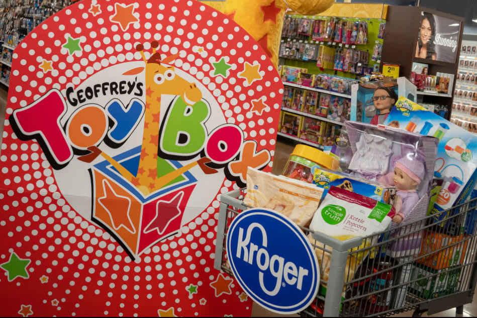 Geoffrey's Toy Box is coming to Kroger 