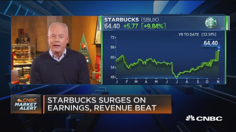 Starbucks CEO: We improved in every key operating metric this quarter