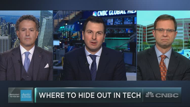 Where to hide out in tech as volatility slams the sector