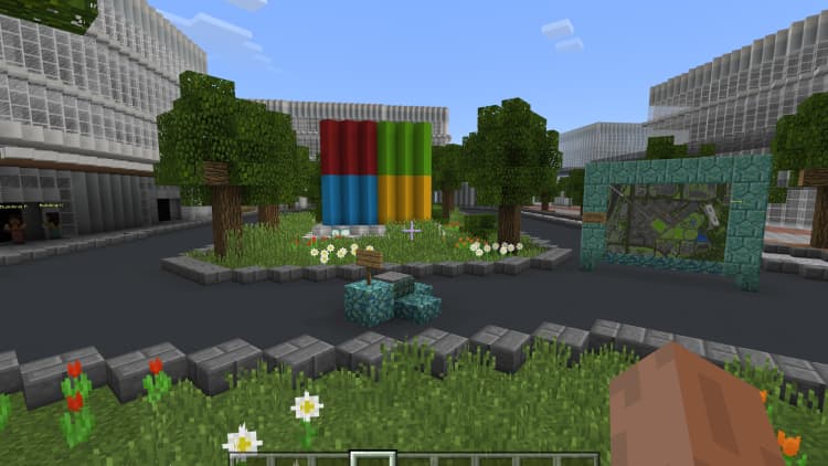 Microsoft built its new campus in Minecraft so employees can know what to expect