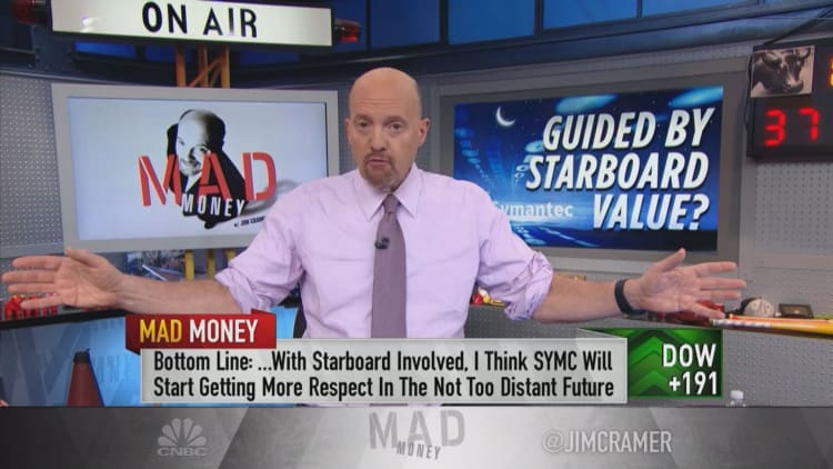 Cramer: Symantec is worth a second look with Starboard Value involved