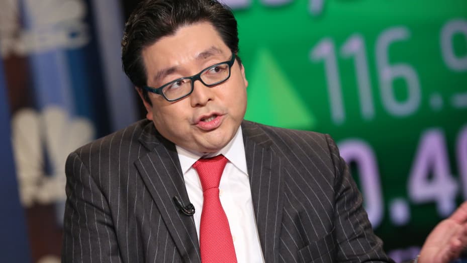 Tom Lee's says stocks are far from a bubble and due for a big decade