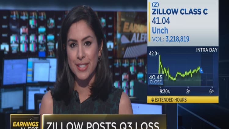 Zillow posts loss for Q3