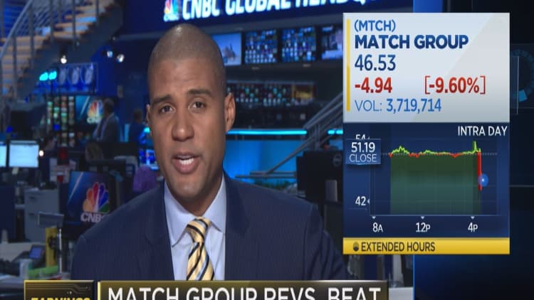 Match beats earnings, revenue expectations