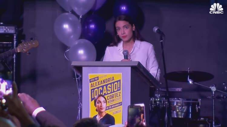 Watch Alexandria Ocasio-Cortez speak after winning Congressional election