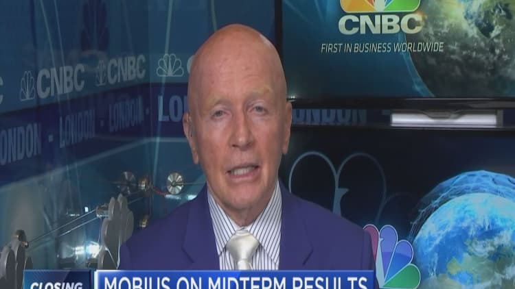 Investor Mark Mobius says post-midterms rally will be short-lived