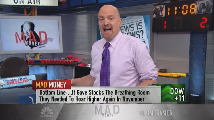 Cramer on why October's meltdown may have been a good thing