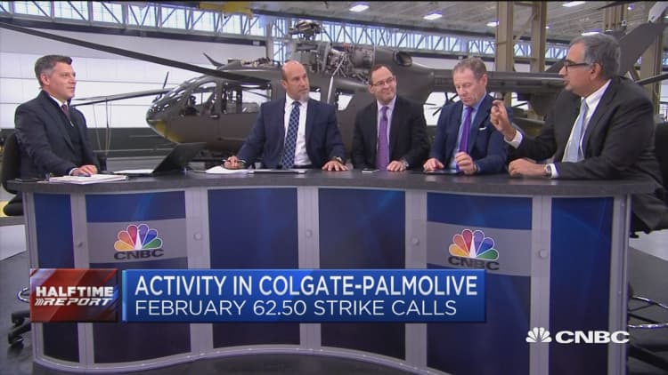 Traders pile into Colgate-Palmolive