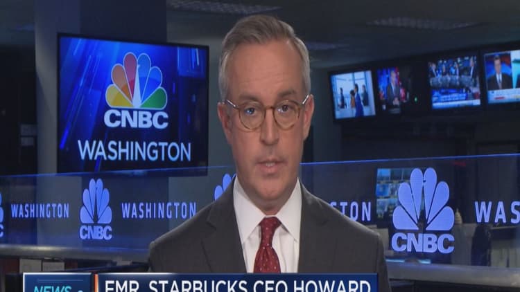Fmr. Starbucks CEO looking at potential presidential run