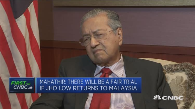 Former Prime Minister Najib Razak will get a fair trial: Malaysia's Mahathir
