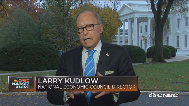 White House's Larry Kudlow says U.S. and China are talking at ‘all levels’