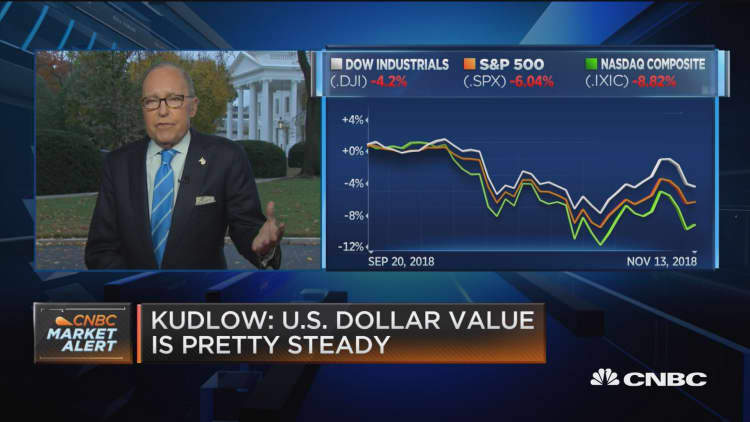 Kudlow says White House looking at infrastructure plan, including energy pipelines