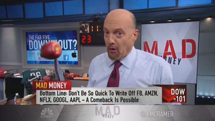 Analysts missing mark on shares of Apple and FANG: Cramer