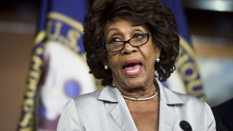 Rep. Maxine Waters meets with Bank CEOs Dimon, Solomon