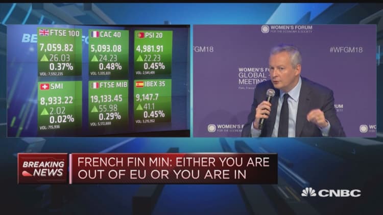 Brexit is a historic mistake, says French finance minister