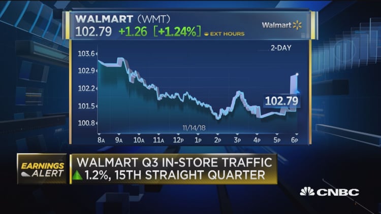 Walmart posts mixed quarterly results, but raises full-year guidance