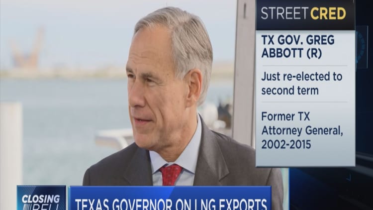 Texas Gov. Abbot on LNG exports: More more money for schools, roads, communities