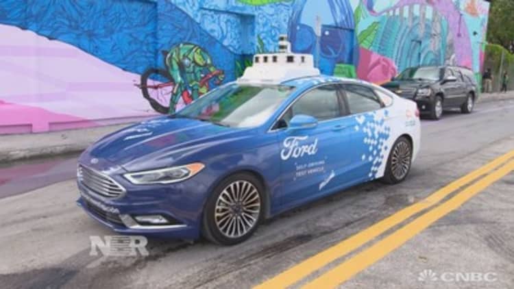 Ford's autonomous vehicle fleet