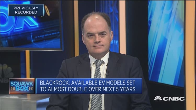 BlackRock expects a 'big lift' in electric vehicle sales